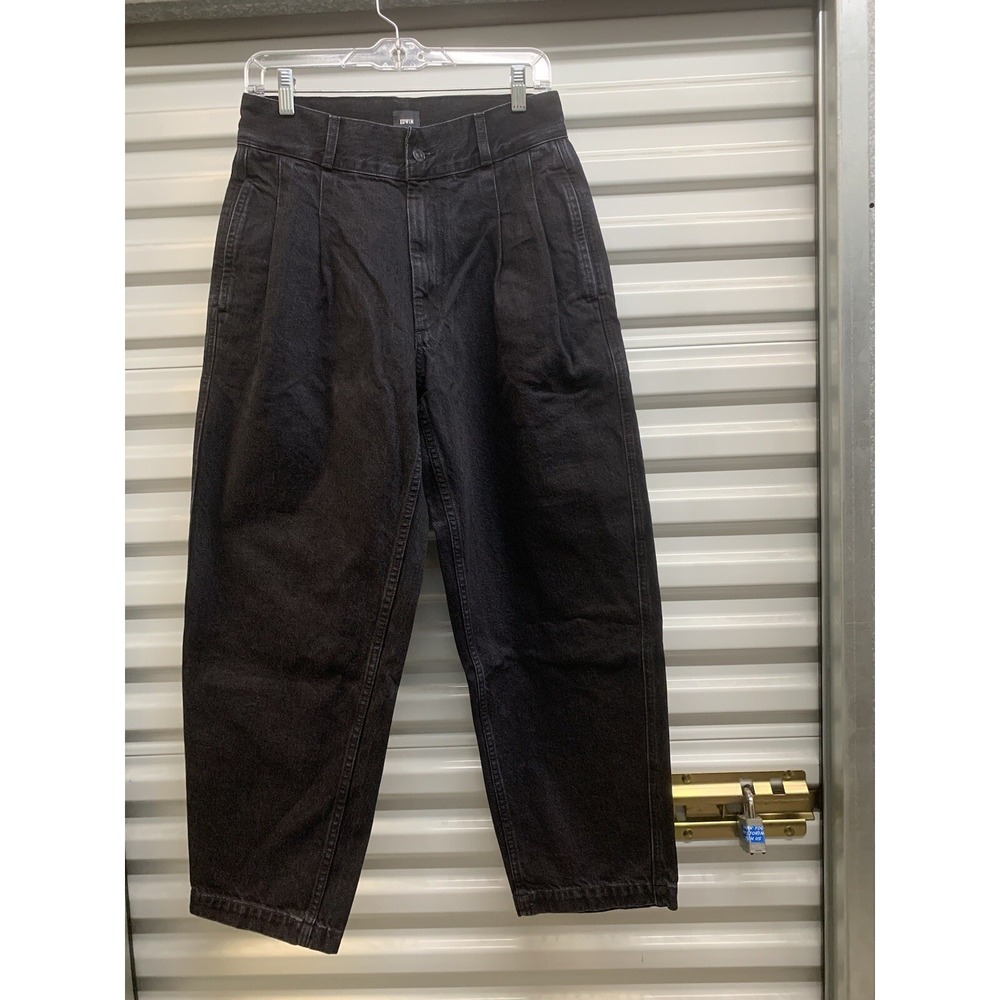 NWT Edwin Jeans Isla Pant Color: Record, Black, Premium Denim Womens Size 27x27